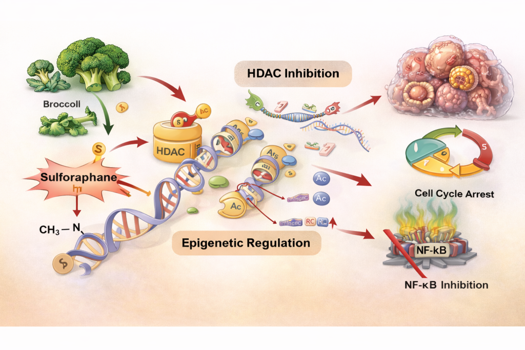 膳食萝卜硫素在癌症化学预防中的作用：表观遗传调控和 HDAC 抑制的作用