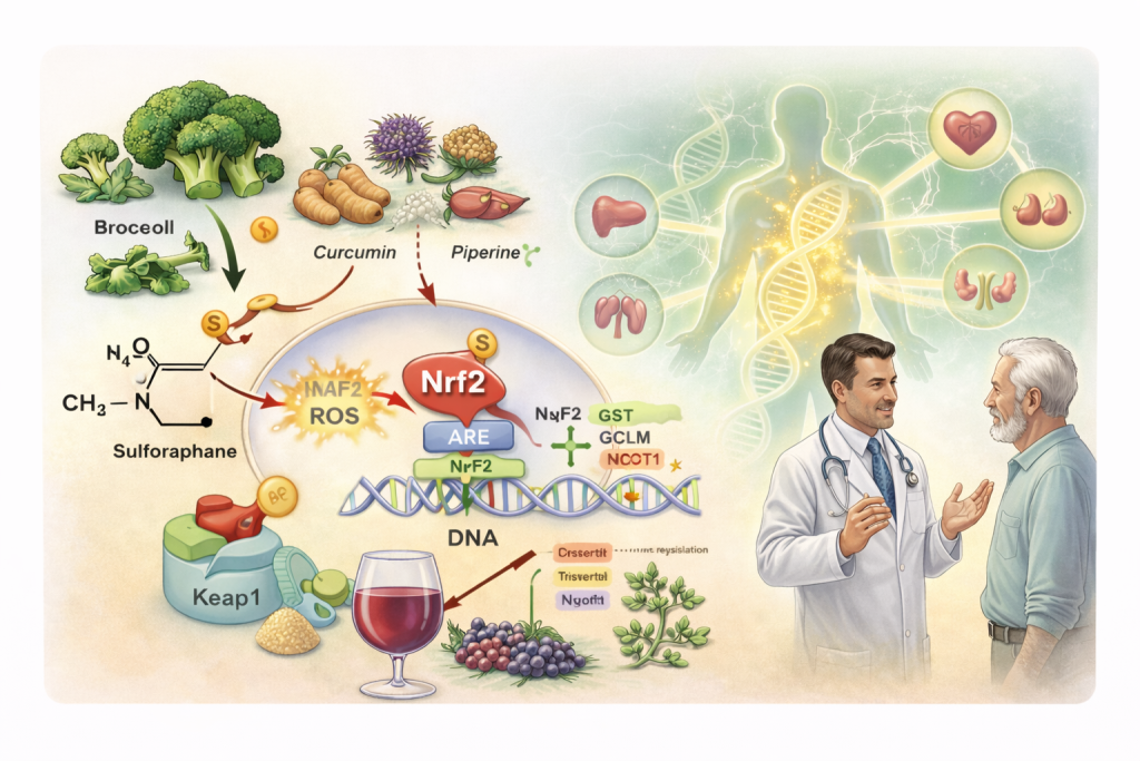 萝卜硫素和其他营养基因组 Nrf2 激活剂：临床医生的期望与现实相符吗？